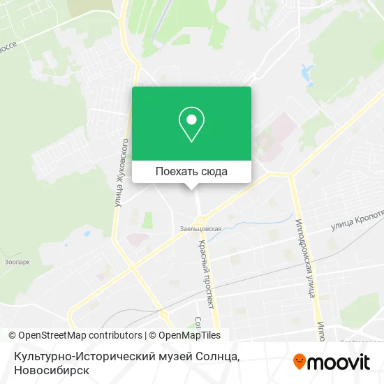 Карта Культурно-Исторический музей Солнца
