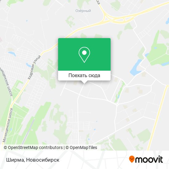Карта Ширма