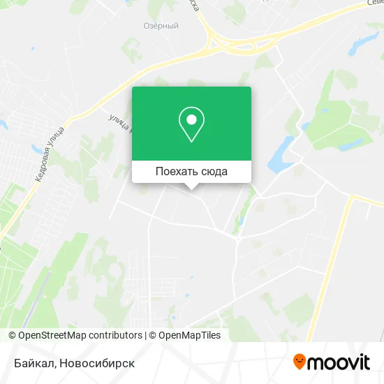 Карта Байкал