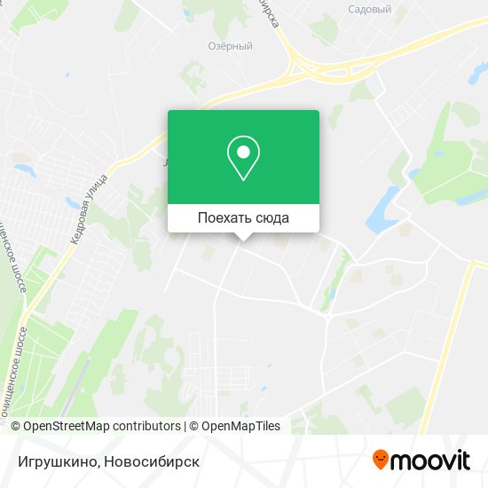 Карта Игрушкино