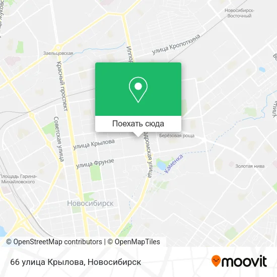 Карта 66 улица Крылова