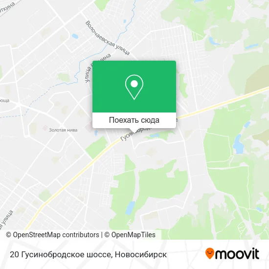 Карта 20 Гусинобродское шоссе