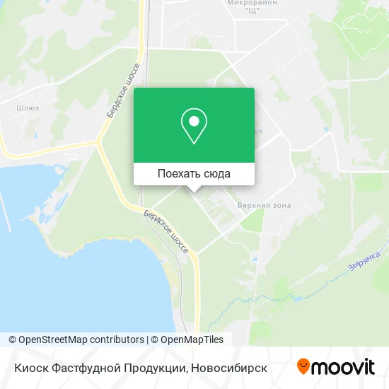 Карта Киоск Фастфудной Продукции