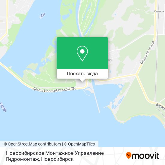 Карта Новосибирское Монтажное Управление Гидромонтаж