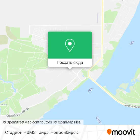 Карта Стадион НЭМЗ Тайра