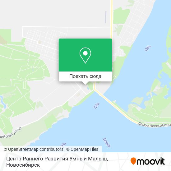 Карта Центр Раннего Развития Умный Малыш