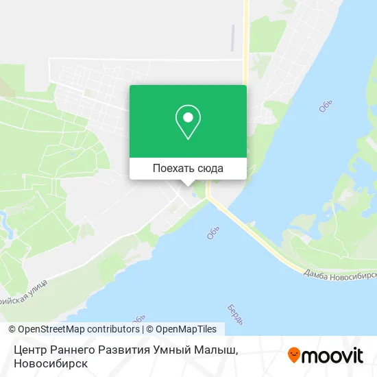Карта Центр Раннего Развития Умный Малыш