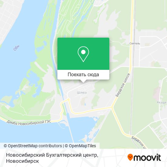 Карта Новосибирский Бухгалтерский центр
