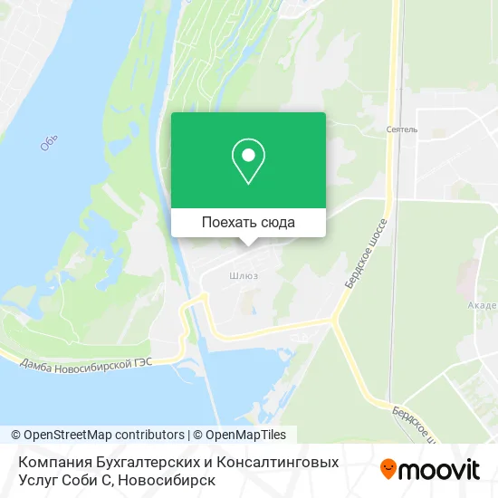 Карта Компания Бухгалтерских и Консалтинговых Услуг Соби С