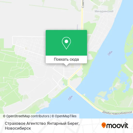 Карта Страховое Агентство Янтарный Берег