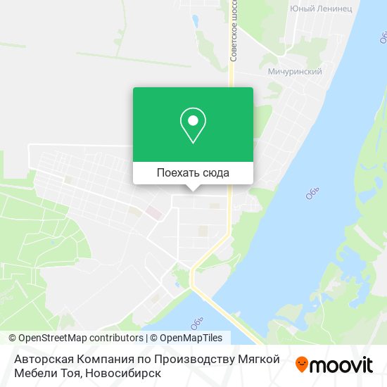 Карта Авторская Компания по Производству Мягкой Мебели Тоя