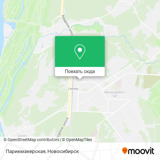Карта Парикмакерская