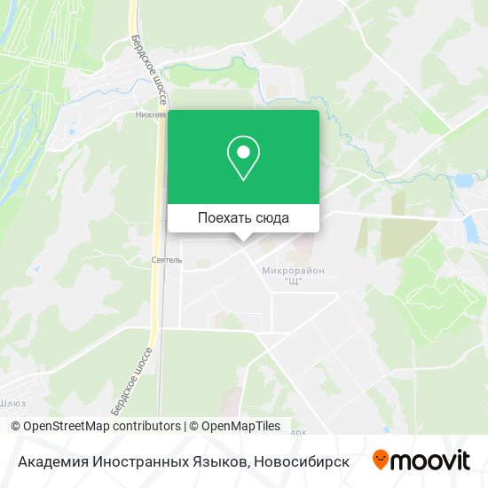 Карта Академия Иностранных Языков