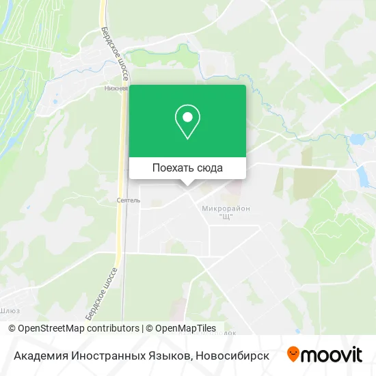 Карта Академия Иностранных Языков