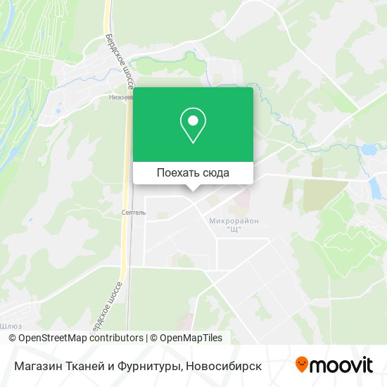 Карта Магазин Тканей и Фурнитуры