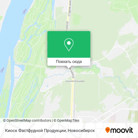 Карта Киоск Фастфудной Продукции