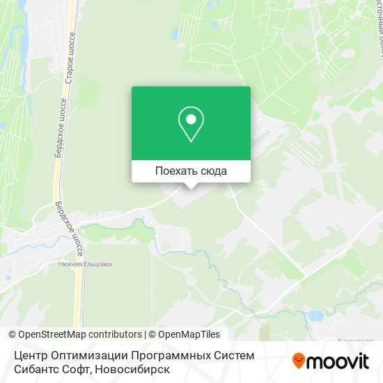 Карта Центр Оптимизации Программных Систем Сибантс Софт