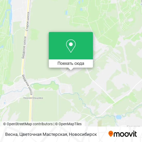 Карта Весна, Цветочная Мастерская