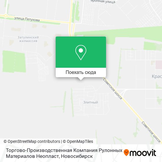 Карта Торгово-Производственная Компания Рулонных Материалов Неопласт
