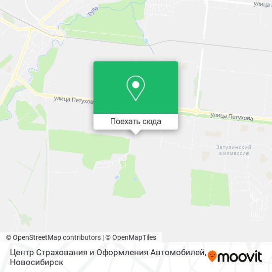 Карта Центр Страхования и Оформления Автомобилей