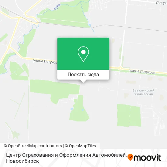 Карта Центр Страхования и Оформления Автомобилей