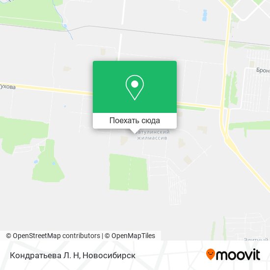 Карта Кондратьева Л. Н