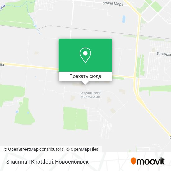 Карта Shaurma I Khotdogi