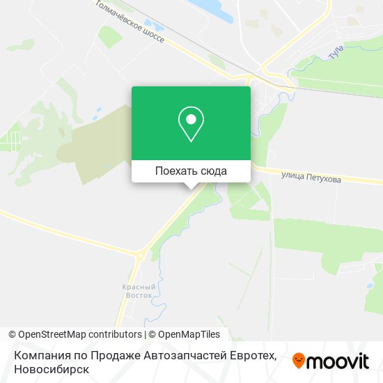 Карта Компания по Продаже Автозапчастей Евротех