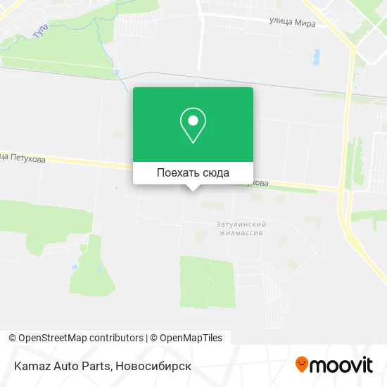 Карта Kamaz Auto Parts