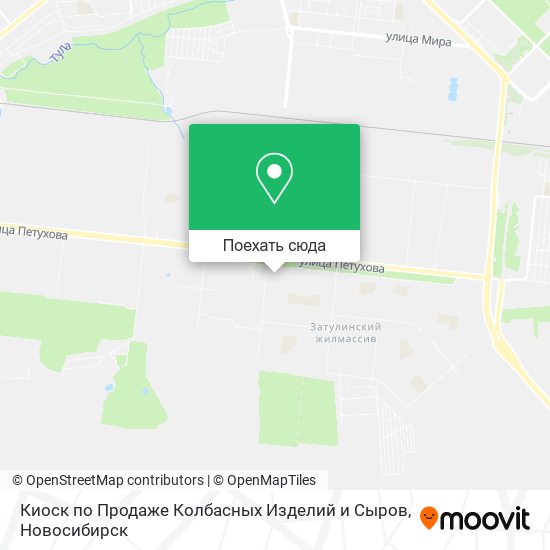 Карта Киоск по Продаже Колбасных Изделий и Сыров