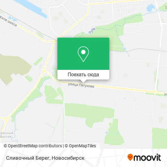 Карта Сливочный Берег