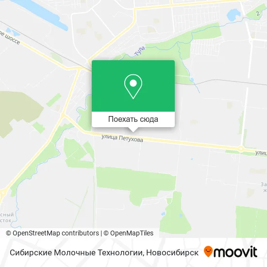Карта Сибирские Молочные Технологии