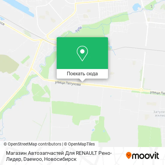 Карта Магазин Автозапчастей Для RENAULT Рено-Лидер, Daewoo