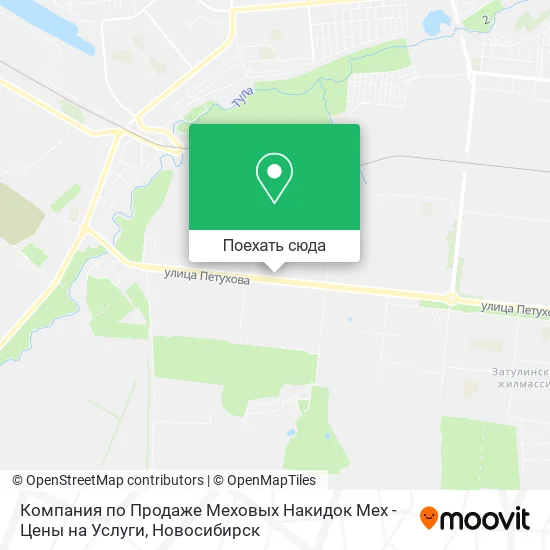Карта Компания по Продаже Меховых Накидок Мех - Цены на Услуги