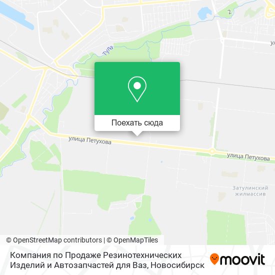 Карта Компания по Продаже Резинотехнических Изделий и Автозапчастей для Ваз