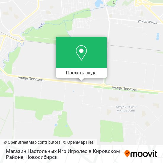 Карта Магазин Настольных Игр Игролес в Кировском Районе
