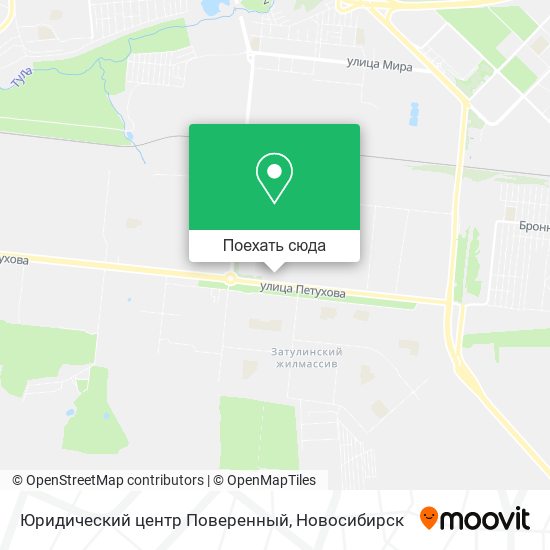 Карта Юридический центр Поверенный