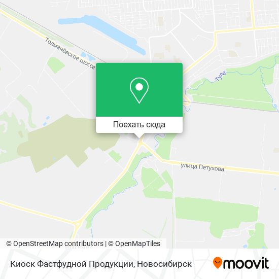 Карта Киоск Фастфудной Продукции