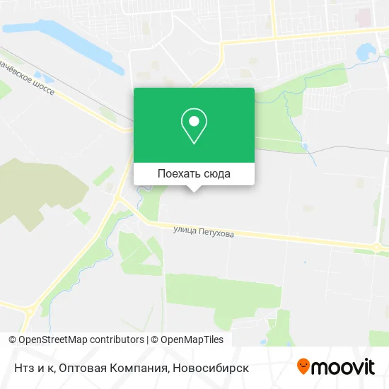 Карта Нтз и к, Оптовая Компания