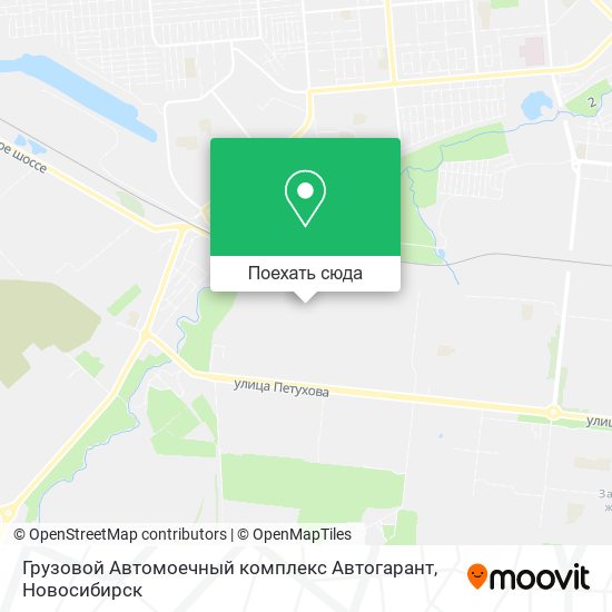 Карта Грузовой Автомоечный комплекс Автогарант