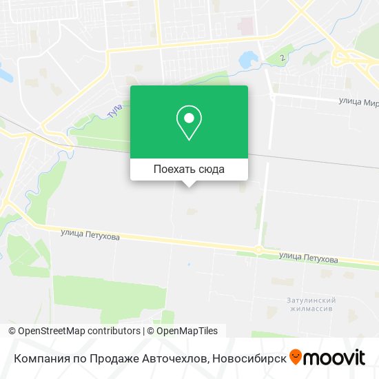 Карта Компания по Продаже Авточехлов