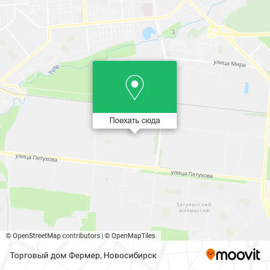Карта Торговый дом Фермер