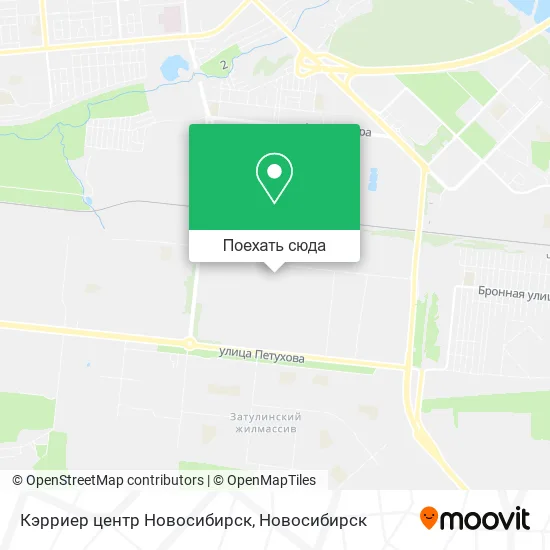 Карта Кэрриер центр Новосибирск