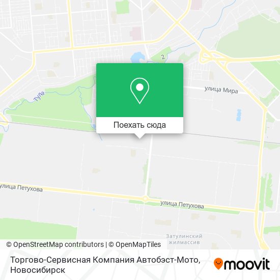 Карта Торгово-Сервисная Компания Автобэст-Мото