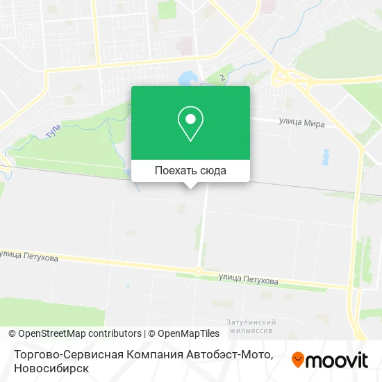 Карта Торгово-Сервисная Компания Автобэст-Мото