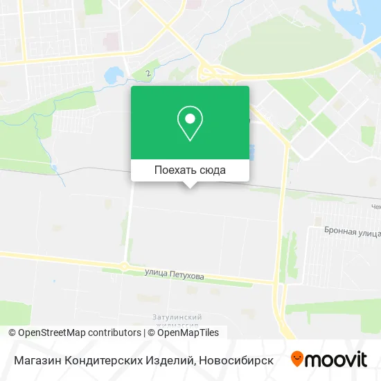 Карта Магазин Кондитерских Изделий