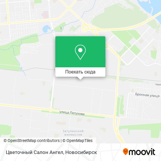 Карта Цветочный Салон Ангел