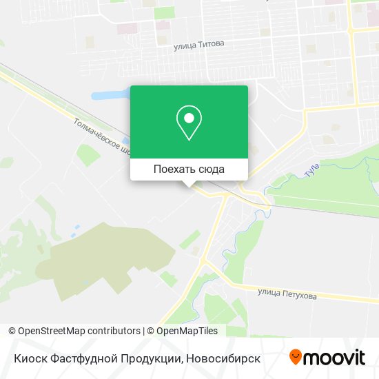 Карта Киоск Фастфудной Продукции