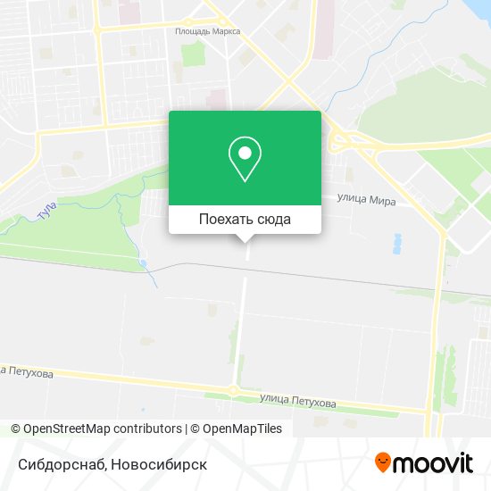 Карта Сибдорснаб