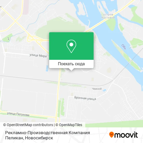 Карта Рекламно-Производственная Компания Пеликан